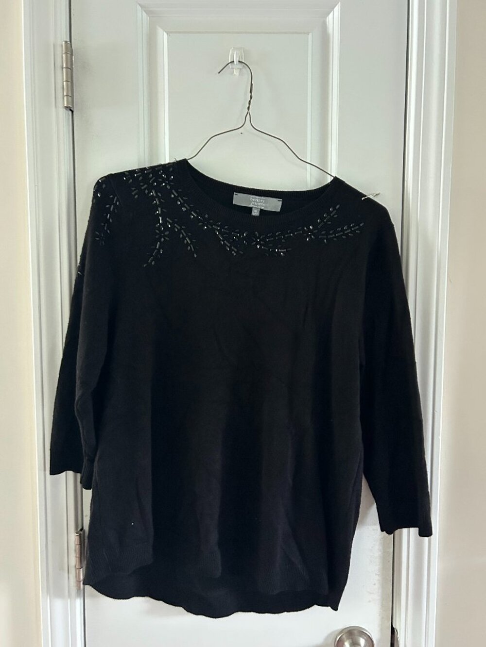 Berkley Jenkins Black Sequin Top